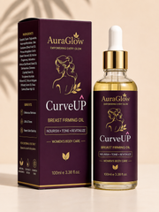 CurveUP Natural Enhancement Oil| AuraGlow Herbal Breast Enlargement  Oil